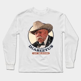 RETRO DIABEETUS I GOT THE SUGARS! Long Sleeve T-Shirt